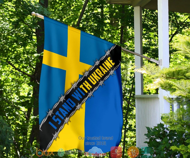 Support For Ukraine Sweden I Stand With Ukraine Flag 1 2 3 4 5 6 7