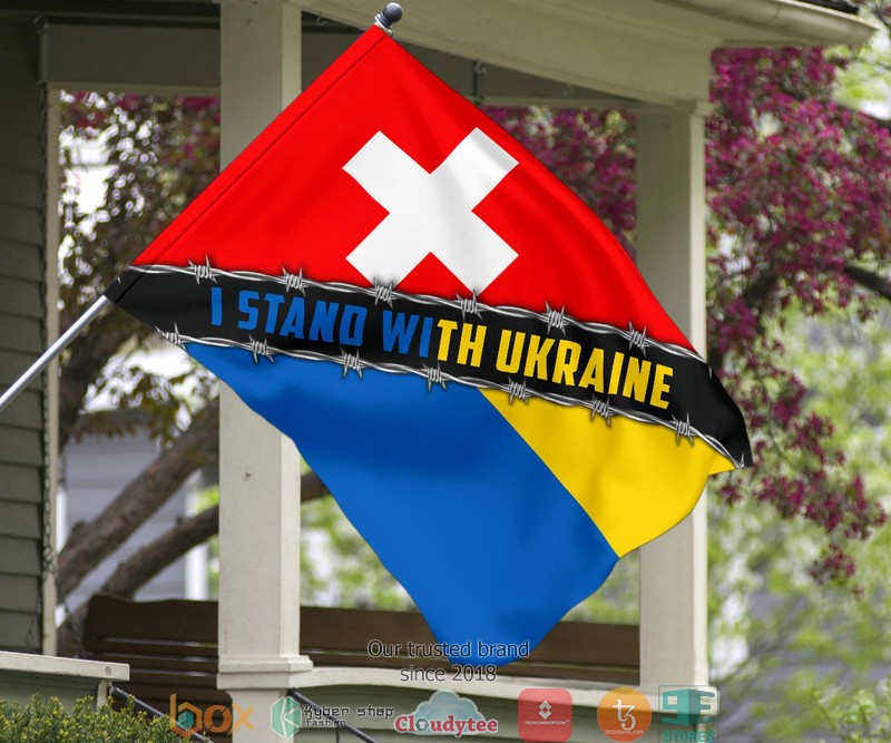 Support For Ukraine Switzerland I Stand With Ukraine Flag 1 2 3 4 5 6 7