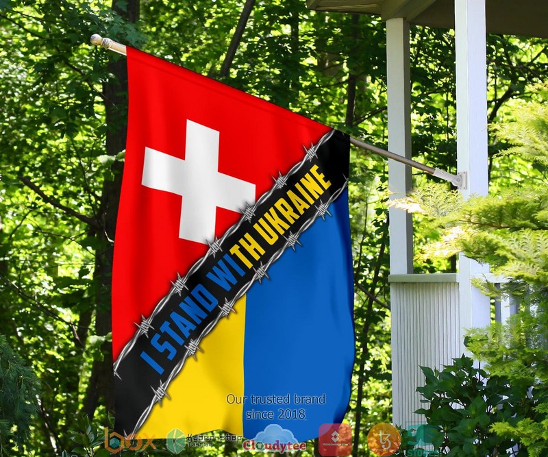 Support For Ukraine Switzerland I Stand With Ukraine Flag 1 2 3 4 5 6 7 8