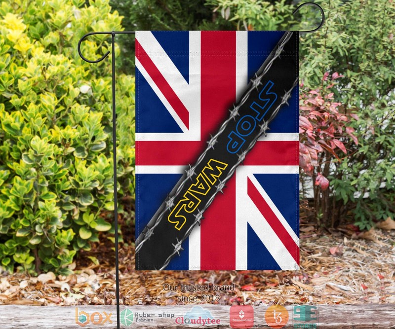Support For Ukraine United Kingdom UK Stop Wars Flag 2 Support For Ukraine United Kingdom UK Stop Wars Flag 1