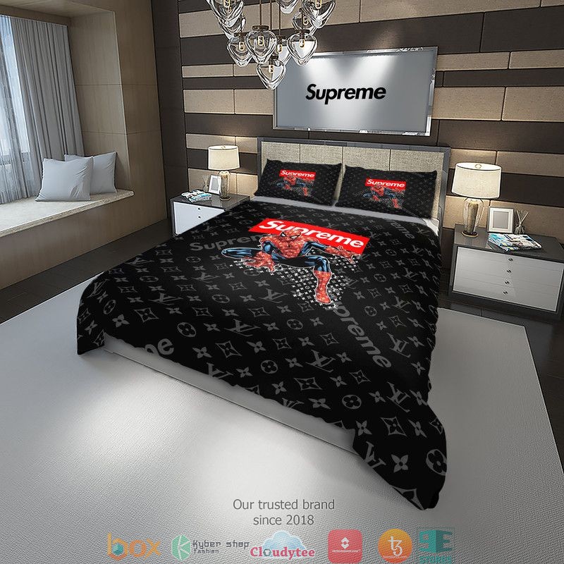 Supreme Spider man Mouse Quilt Bedding Set