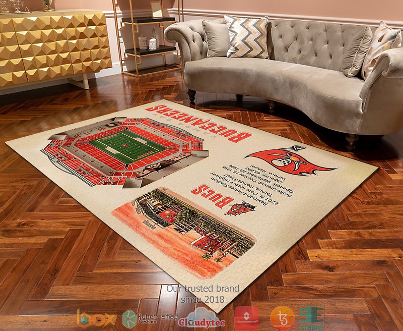 Tampa Bay Buccaneers Stadium Rug 2 Tampa Bay Buccaneers Stadium Rug 1