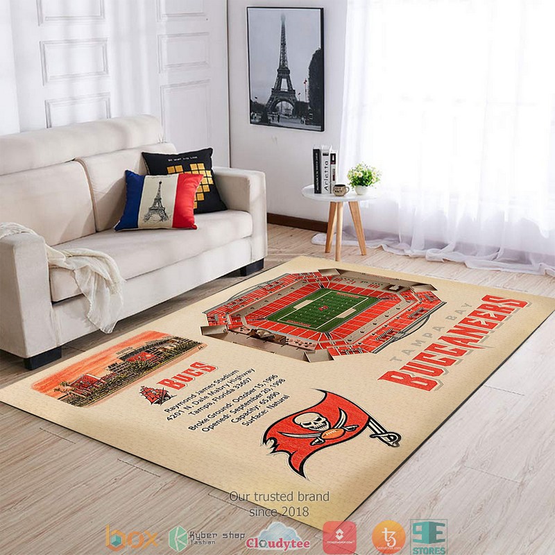 Tampa Bay Buccaneers Stadium Rug 5 Tampa Bay Buccaneers Stadium Rug 1 2 3 4