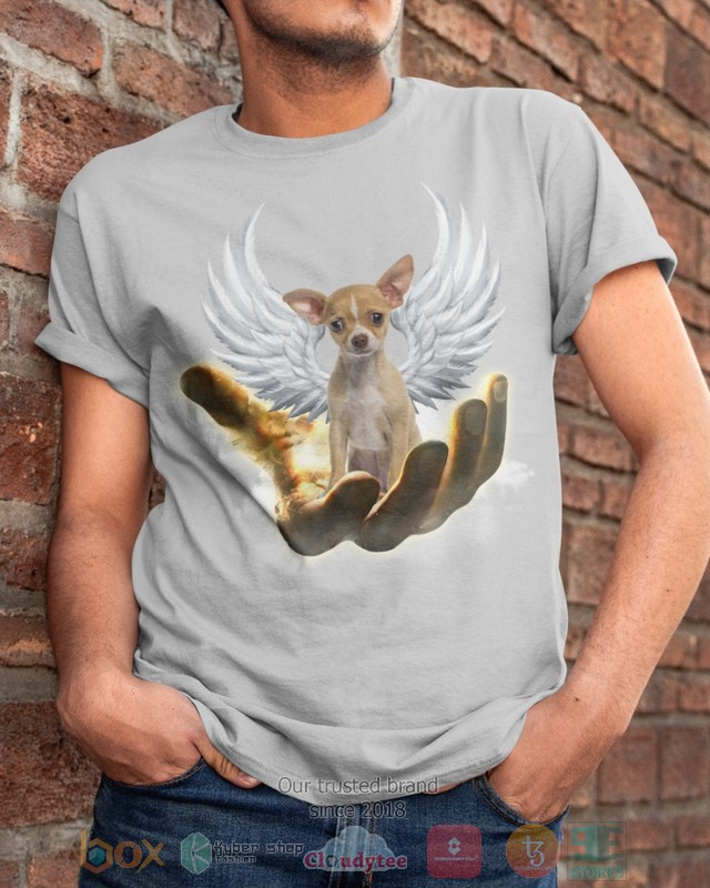 HOT Tan Chihuahua Golden Hand Heaven Wings 2D shirt, hoodie 4 Tan Chihuahua Golden Hand Heaven Wings 2D shirt hoodie 1 2 3