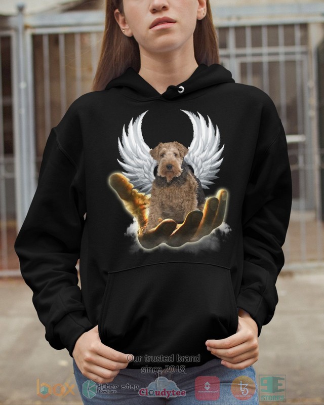 Tan Wire Fox Terrier Golden Hand Heaven Wings 2D shirt hoodie 1 2 3 4 5 6 7 8 9 10 11 12 13 14 15 16 17