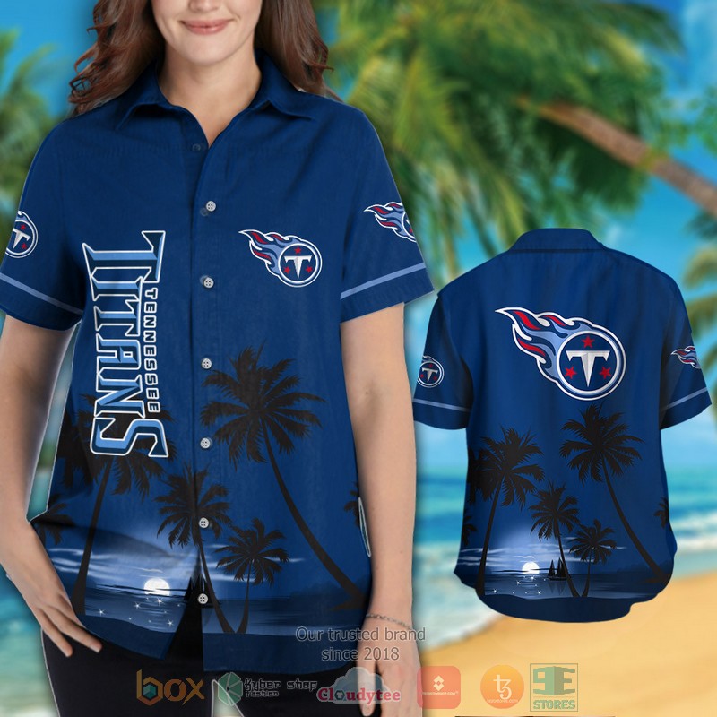 HOT Tennessee Titans palm trees dark blue hawaii shirt, shorts 3 Tennessee Titans palm trees dark blue hawaii shirt shorts 1 2