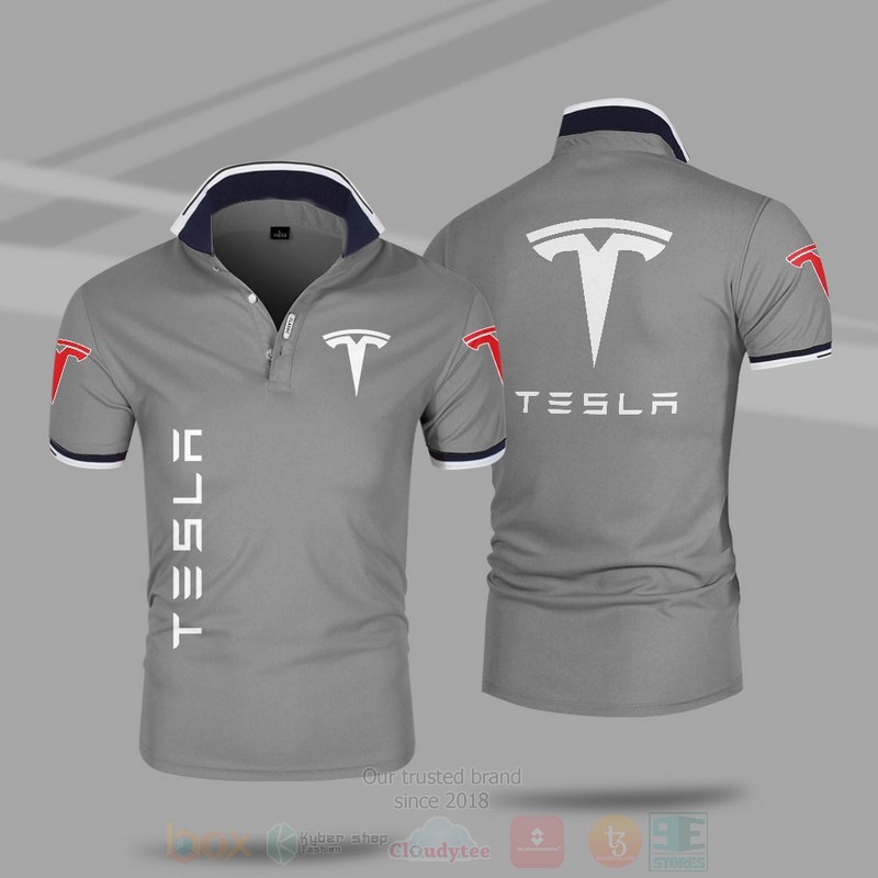 Tesla Motors Premium Polo Shirt 1 2 3 4 5 6 7