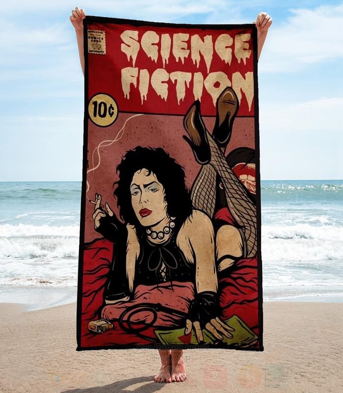 The Rocky Horror Picture Show Science Fiction Microfiber Beach Towel 1