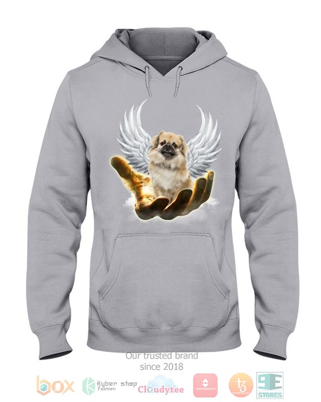 Tibetan Spaniel Golden Hand Heaven Wings 2D shirt hoodie 1 2 3 4 5 6 7 8 9 10 11 12 13
