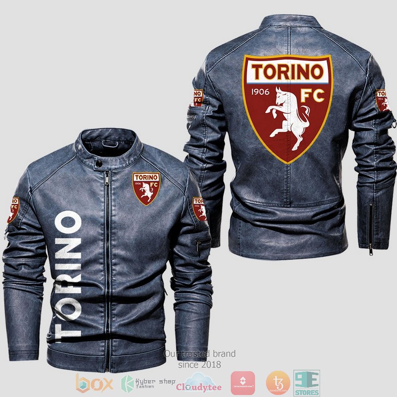 Torino 1906 FC Collar Leather Jacket 1