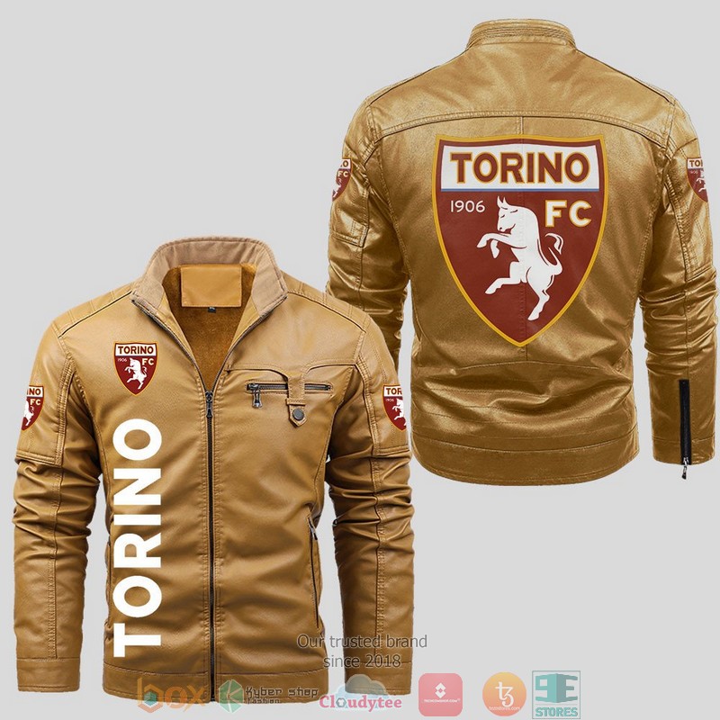 Torino 1906 FC Fleece Leather Jacket 1