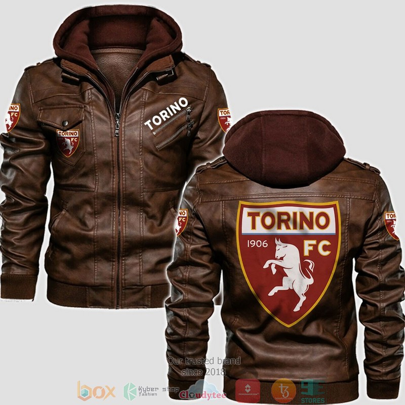 Torino 1906 FC Leather Jacket 2 Torino 1906 FC Leather Jacket 1