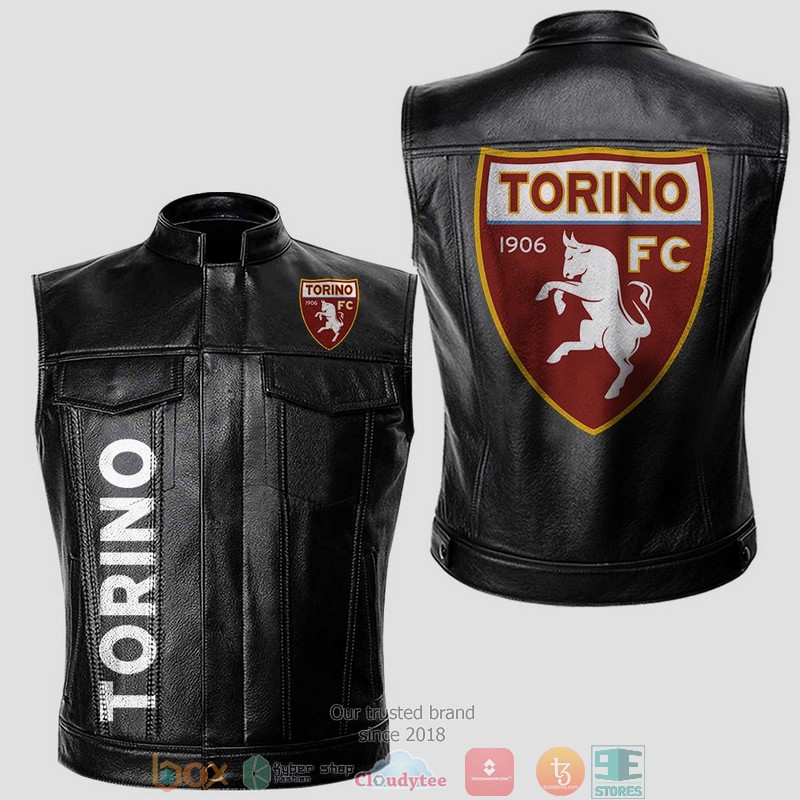 Torino 1906 FC Vest Leather Jacket