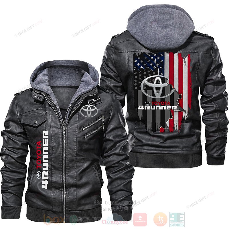 Toyota 4runner American Flag Leather Jacket