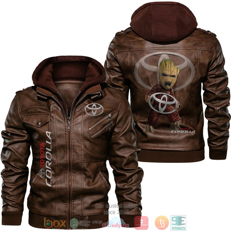 Toyota Corolla Baby Groot Leather Jacket 2 Toyota Corolla Baby Groot Leather Jacket 1