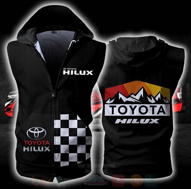Toyota Hilux Vest Zip Up Hoodie