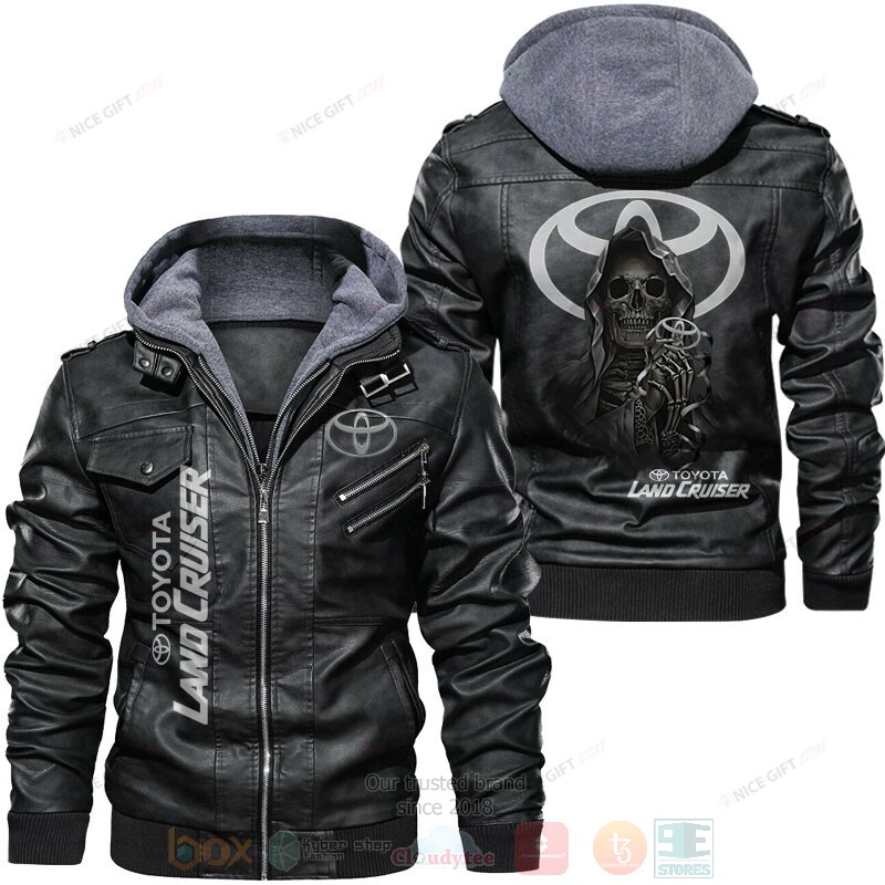 Toyota Land Cruiser Skull Leather Jacket