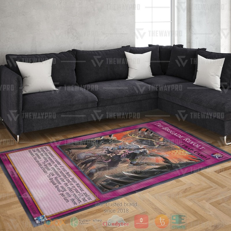 Tri Brigade Revolt Rectangle Rug 1