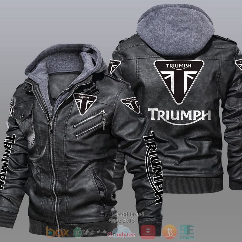 Triumph Car Motor Leather Jacket