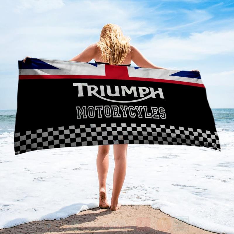 Triumph Motorcycles Microfiber Beach Towel