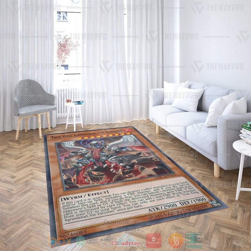 HOT True King Agnimazudthe Vanisher Rectangle Rug Carpet 3 True King Agnimazudthe Vanisher Rectangle Rug 1 2