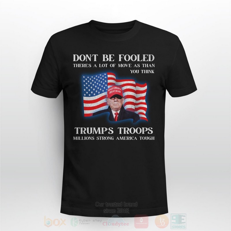 Trump Troops Long Sleeve Tee Shirt