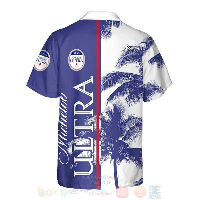 Ultra Michelob Coconut Hawaiian Shirt Short 1