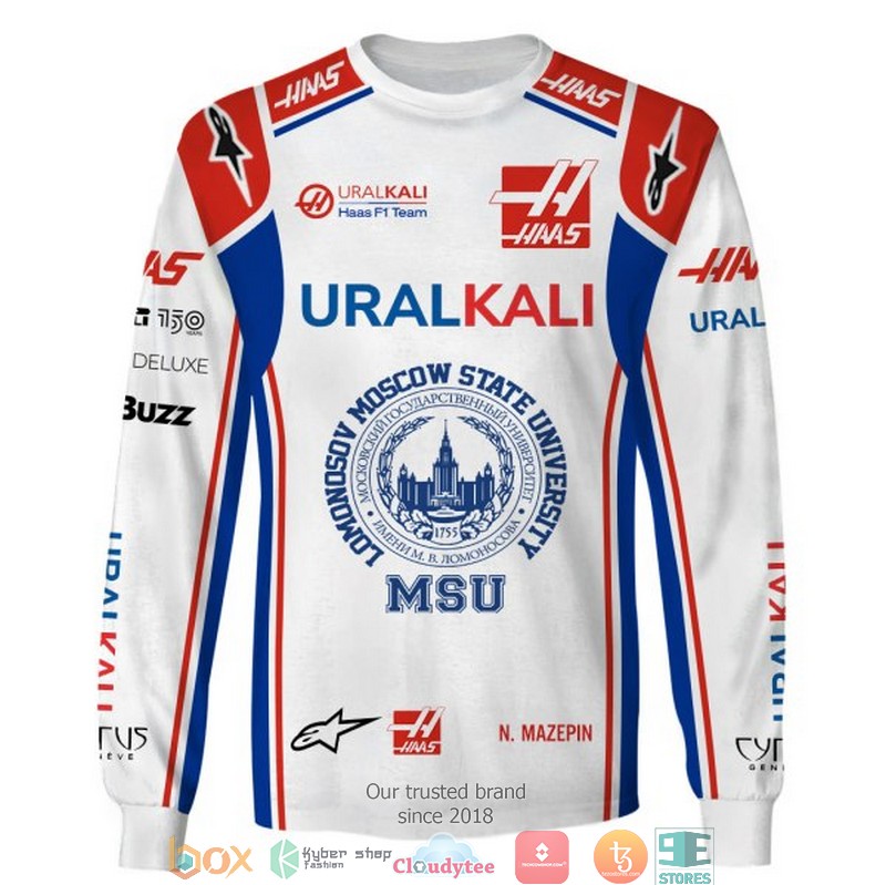 Uralkali Haas Mazepin 3d hoodie, shirt 5 Uralkali Haas Mazepin 3d hoodie shirt 1 2 3 4