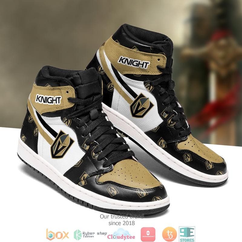 Vegas Golden Knights High Air Jordan Sneaker Shoes
