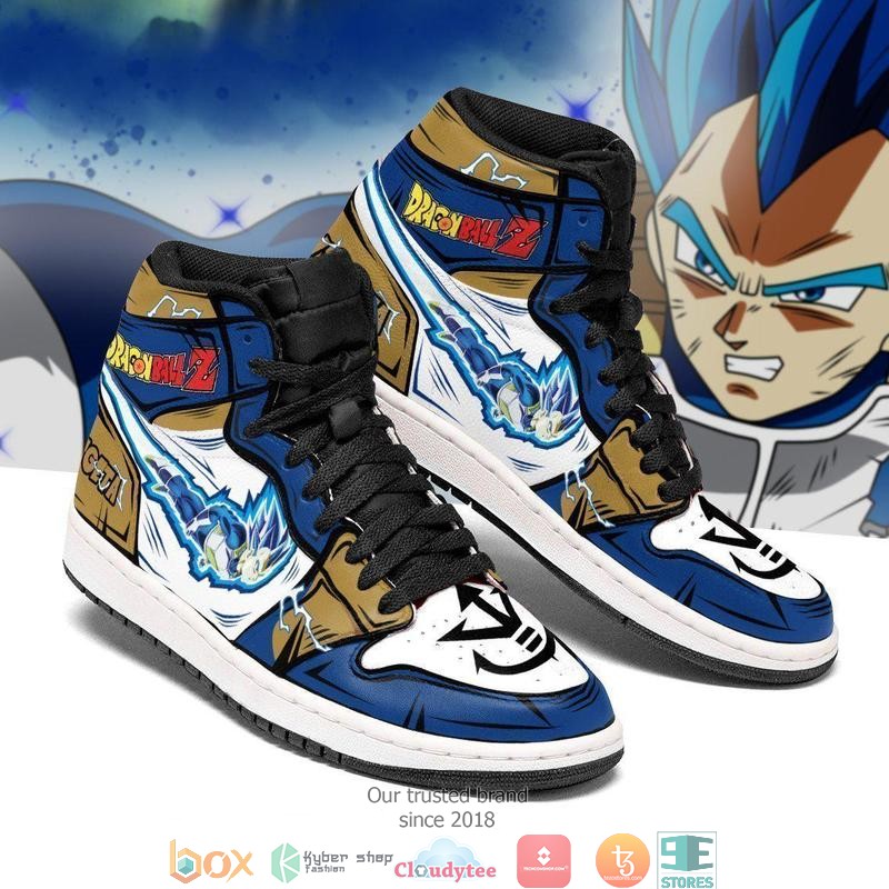 Vegeta Blue Sneakers Dragon Ball High Air Jordan Sneaker Shoes 2 Vegeta Blue Sneakers Dragon Ball High Air Jordan Sneaker Shoes 1
