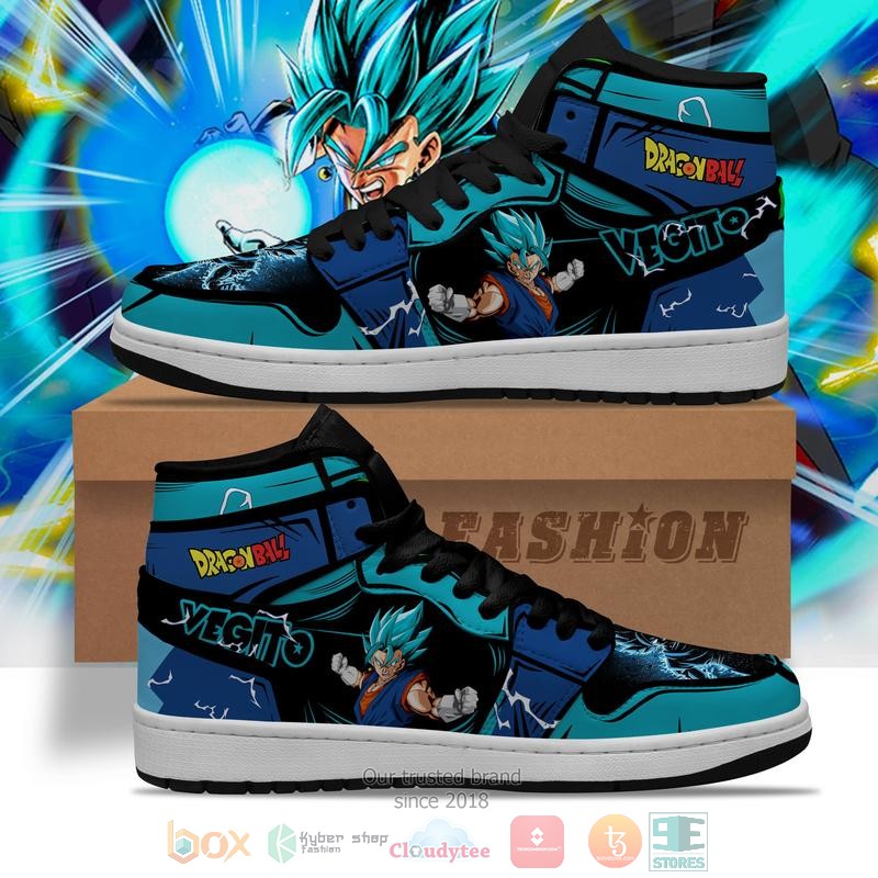 Vegito Blue Dragon Ball Z air jordan 1 high shoes