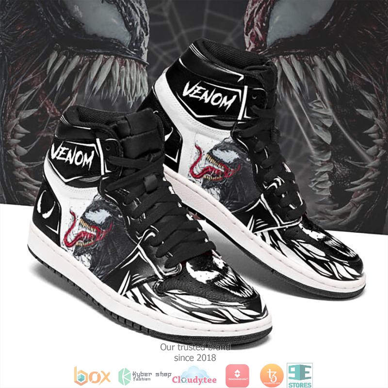 Venom Symbiote High Air Jordan Sneaker Shoes 6 Venom Symbiote High Air Jordan Sneaker Shoes