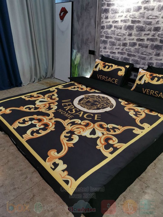 Versace Black Inspired Bedding Set