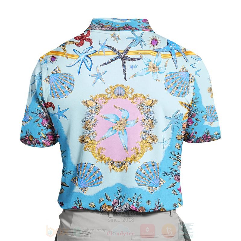 BEST Versace Marine Ecology All Over Print 3D Polo Shirt 5 Versace Marine Ecology Polo Shirt 1 2 3 4
