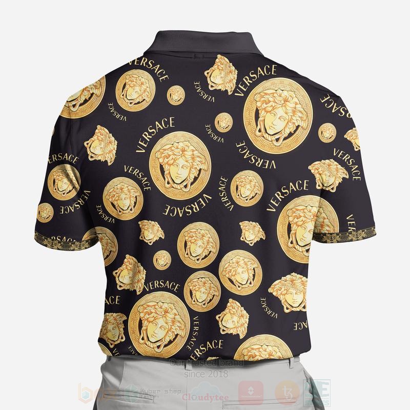 BEST Versace Medusa All Over Print 3D Polo Shirt 5 Versace Medusa Polo Shirt 1 2 3 4