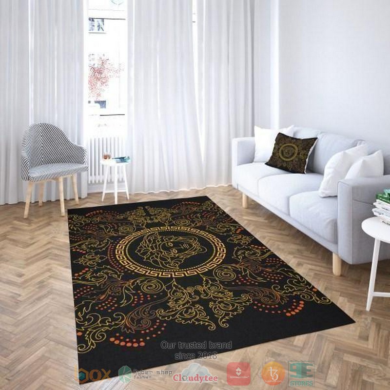 Versace logo Dark Hypebeast Rug
