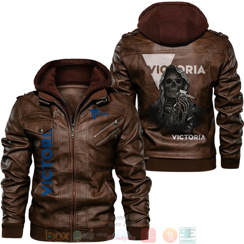 NEW Victoria Grim Reaper Leather Jacket 2 Victoria Grim Reaper Leather Jacket 1