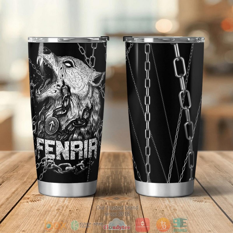 Viking Fenrir Is Bound By Chains Tumbler