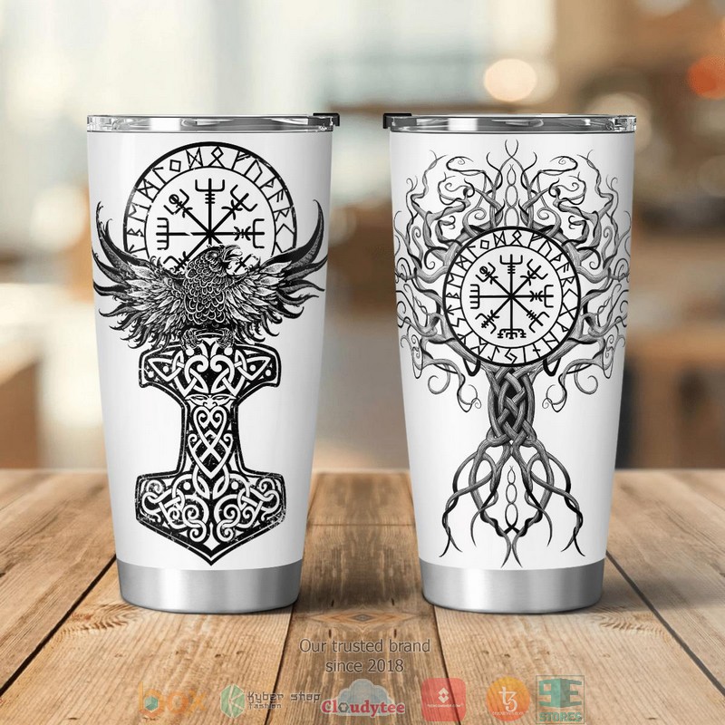 Viking Raven Viking Yggdrasil Tree Tumbler