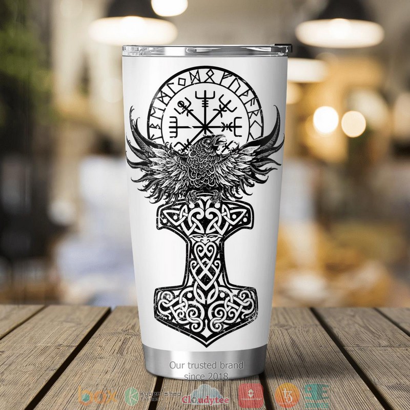 Viking Raven Viking Yggdrasil Tree Tumbler 2 Viking Raven Viking Yggdrasil Tree Tumbler 1