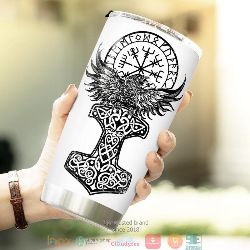 Viking Raven Viking Yggdrasil Tree Tumbler 3 Viking Raven Viking Yggdrasil Tree Tumbler 1 2