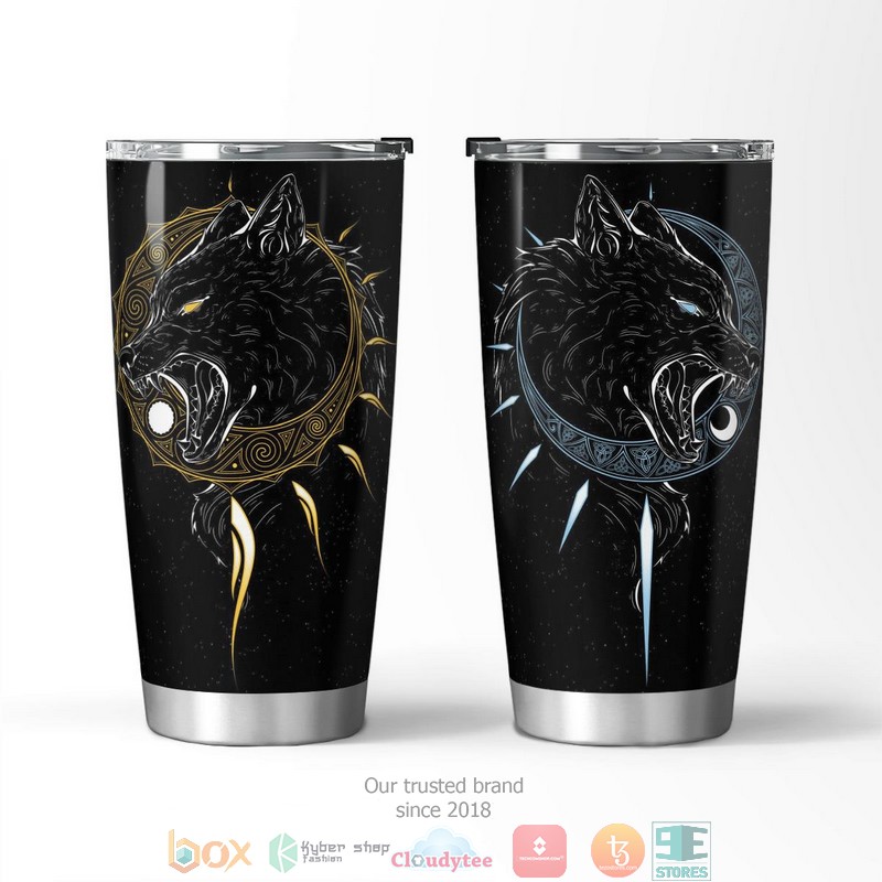 Viking The Sons Of Fenrir Skoll And Hati Tumbler 6 Viking The Sons Of Fenrir Skoll And Hati Tumbler 1 2 3 4 5