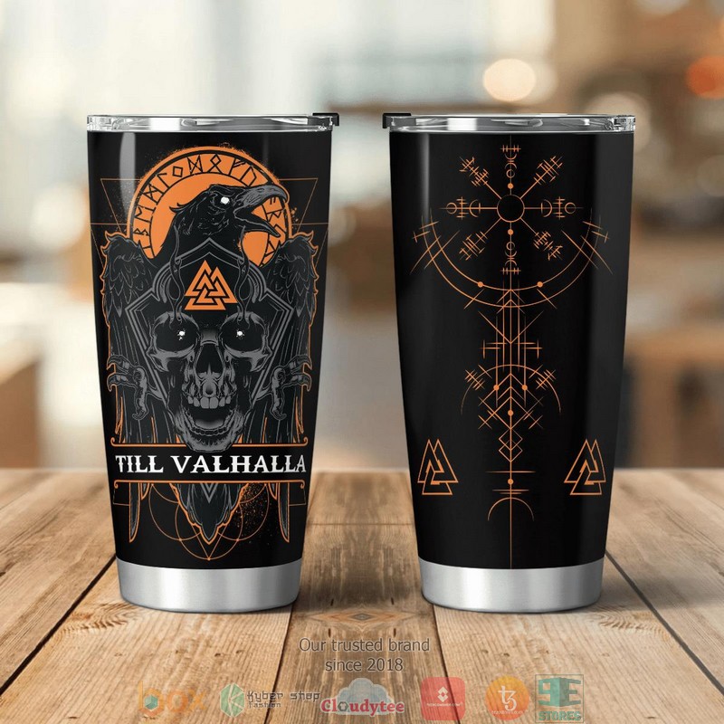 Viking Till Valhalla Raven Viking Tumbler 17 Viking Till Valhalla Raven Viking Tumbler