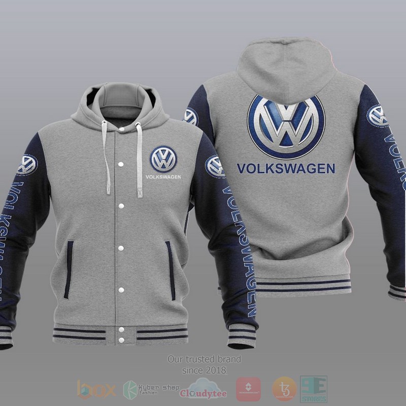 NEW Volkswagen Car 3D Jacket Hooded 3 Volkswagen Car Baseball Jacket Hoodie 1 2
