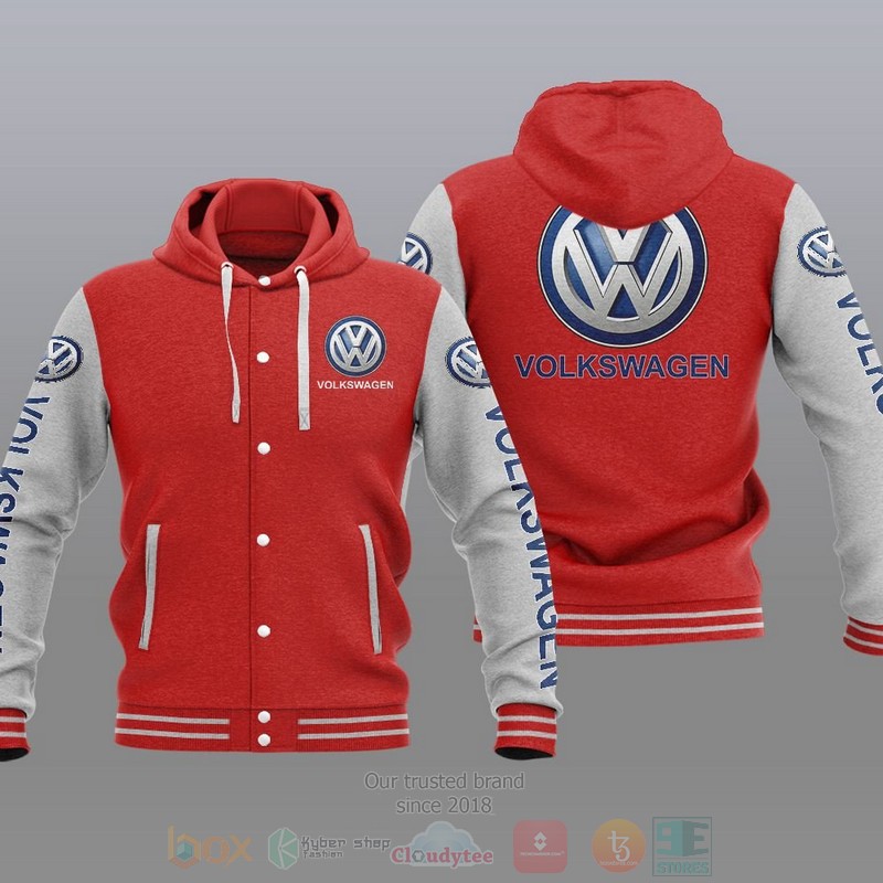 NEW Volkswagen Car 3D Jacket Hooded 5 Volkswagen Car Baseball Jacket Hoodie 1 2 3 4