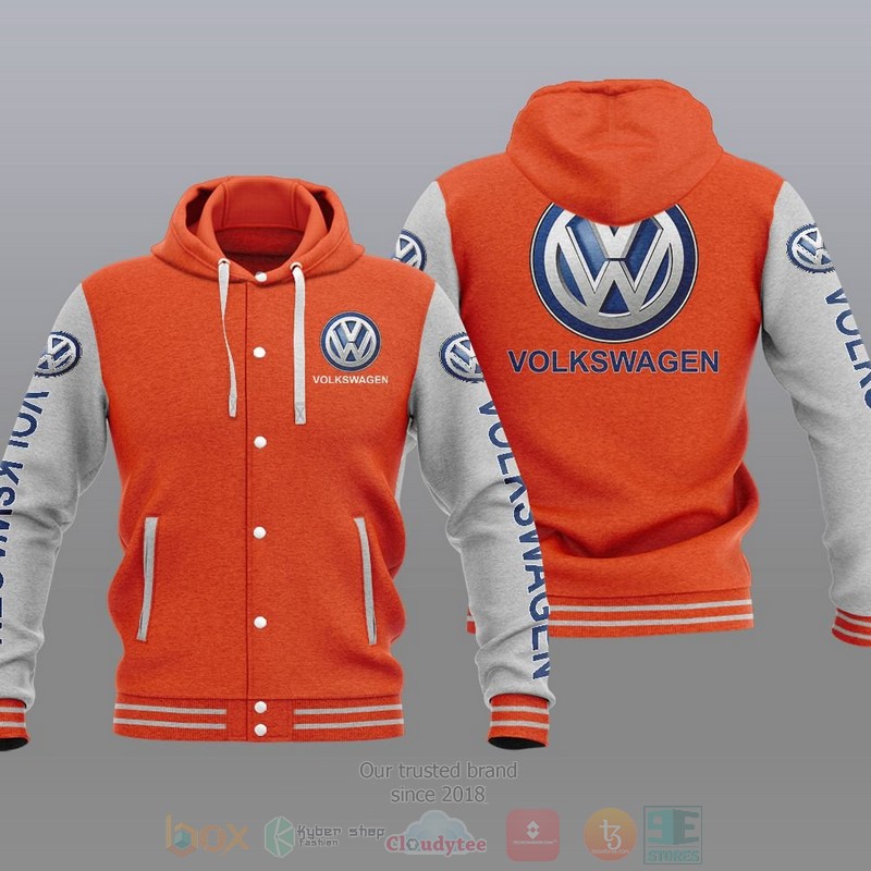 NEW Volkswagen Car 3D Jacket Hooded 6 Volkswagen Car Baseball Jacket Hoodie 1 2 3 4 5