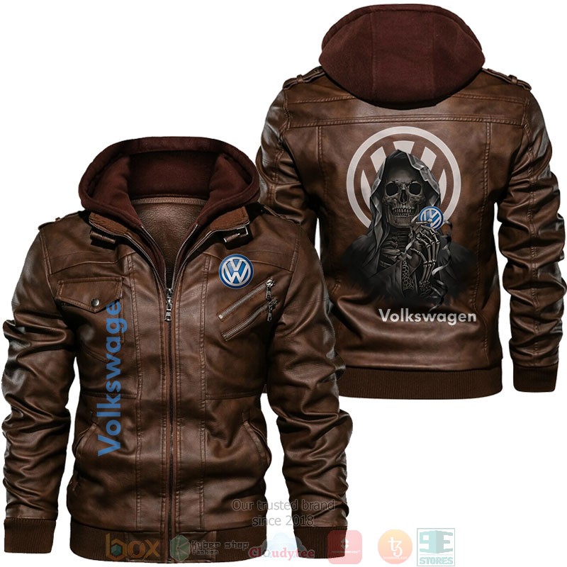 NEW Volkswagen Grim Reaper Leather Jacket 2 Volkswagen Grim Reaper Leather Jacket 1