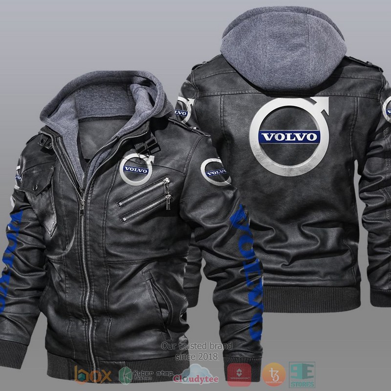 Volvo Car Motor Leather Jacket