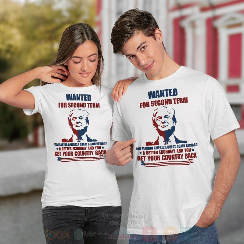 Wanted For Second Term Long Sleeve Tee Shirt