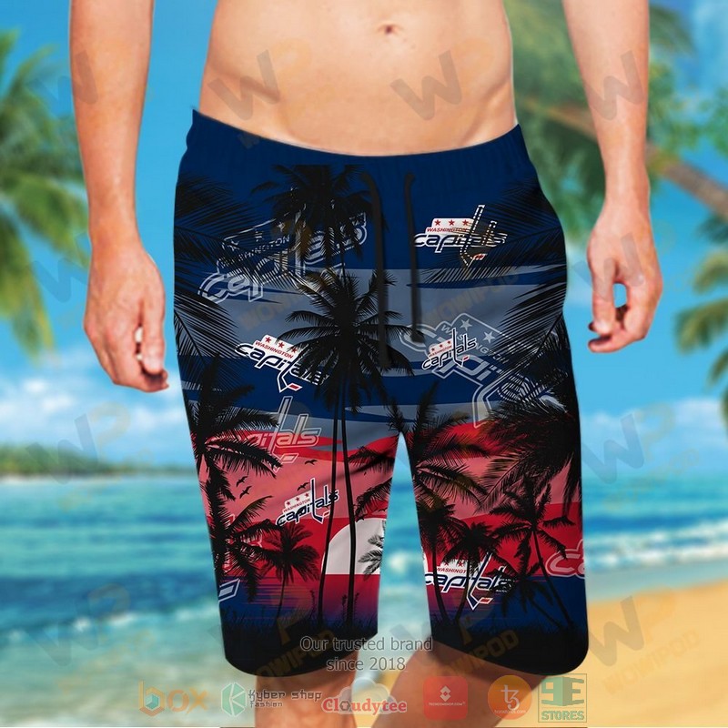 HOT Washington Capitals Hawaiian Shirt and shorts 5 Washington Capitals Hawaiian Shirt and shorts 1 2 3 4